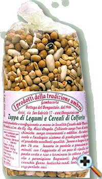 Zuppa di cereali e legumi