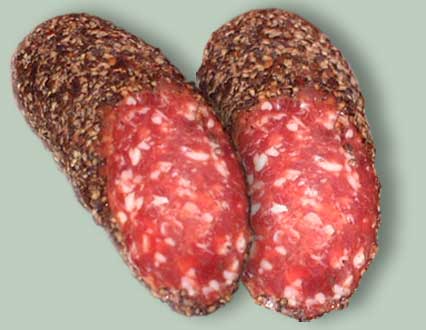 Salame di cinghiale al pepe nero