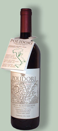 Vino rosso D.O.C. biologico colli Altotiberini