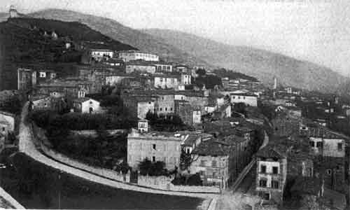 vista dal campanile della basilica di san francesco