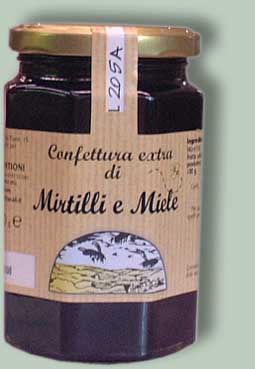 Miele 
e mirtilli