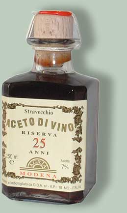 Aceto di vino invecchiato 25 anni