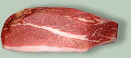 Prosciutto crudo disossato