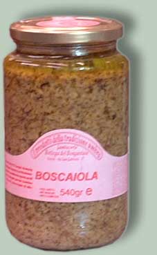 Salsa boscaiola con porcini g. 540