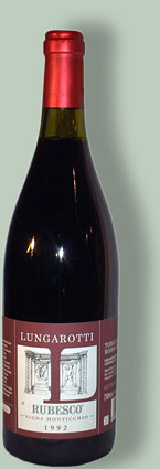 Vino rosso Rubesco riserva
Villa Monticcchio Lungarotti