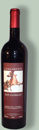 Vino rosso San Giorgio Lungarotti